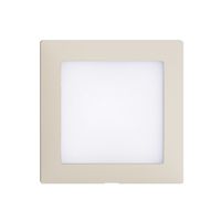 Kit frontale EDIZIOdue crema, 60×60mm per lampada LED