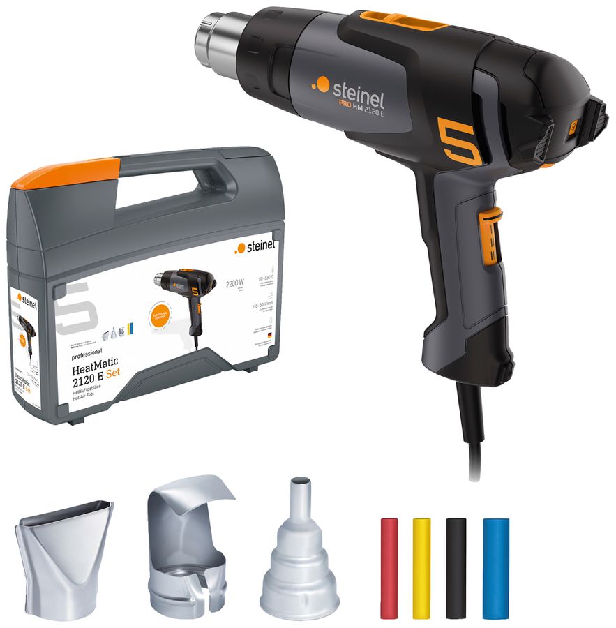 Heissluftgebläse PRO HM 2120 E 80…630°C 2200W 230V 253×87×200mm Koffer