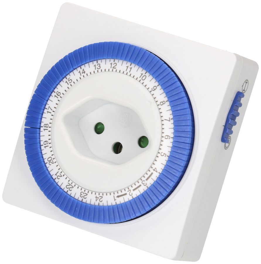 Steckdosenschaltuhr analog MH 1×Typ 13 10A 230VAC weiss