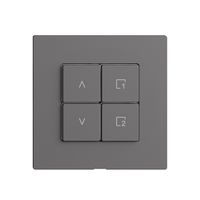 Storenschalter 1K/4T Szene Edue Wiser dunkelgrau