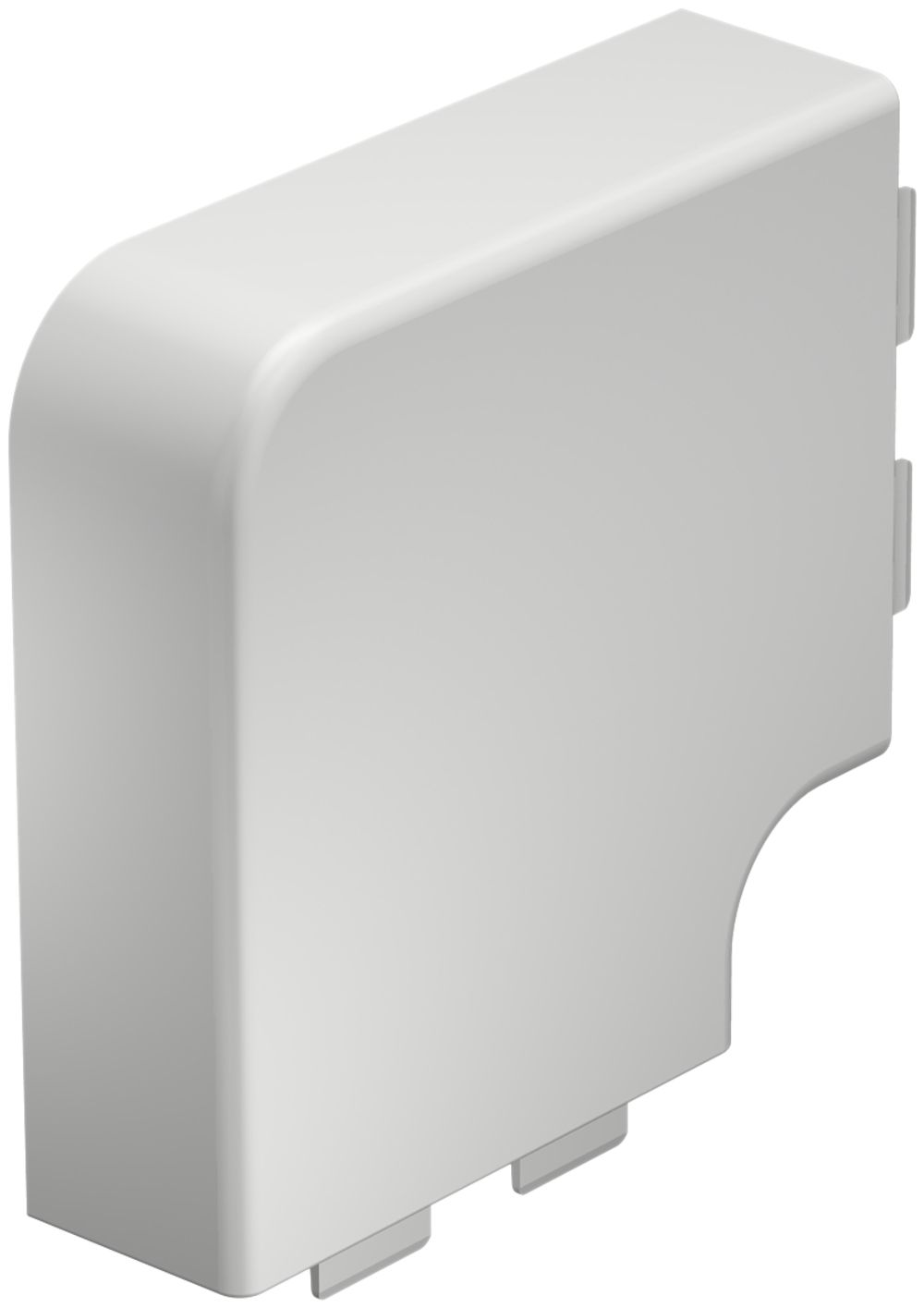 Angle plat Bettermann pour canal d'installation WDK blanc pur 40×110mm