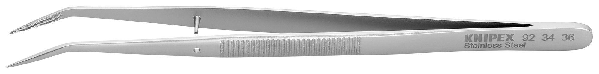 Pinzetta di precisione KNIPEX 155mm, 45°