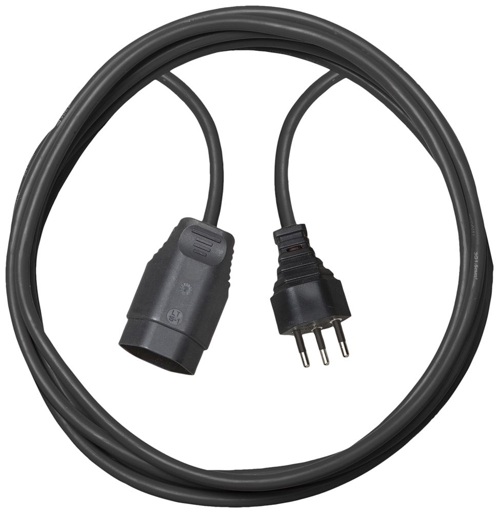 Câble de rallonge Brennenstuhl PVC 10A 230V 3×1.5mm² T12/T13 5m no