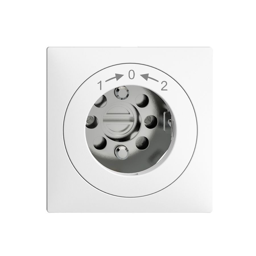 Contact pivotant ENC 1->0<-2 EDIZIOdue blanc pour serrure, s.cyl.