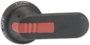 Maniglia pistola ABB per OT315-400 nero IP65 ase 95mm chiudibile