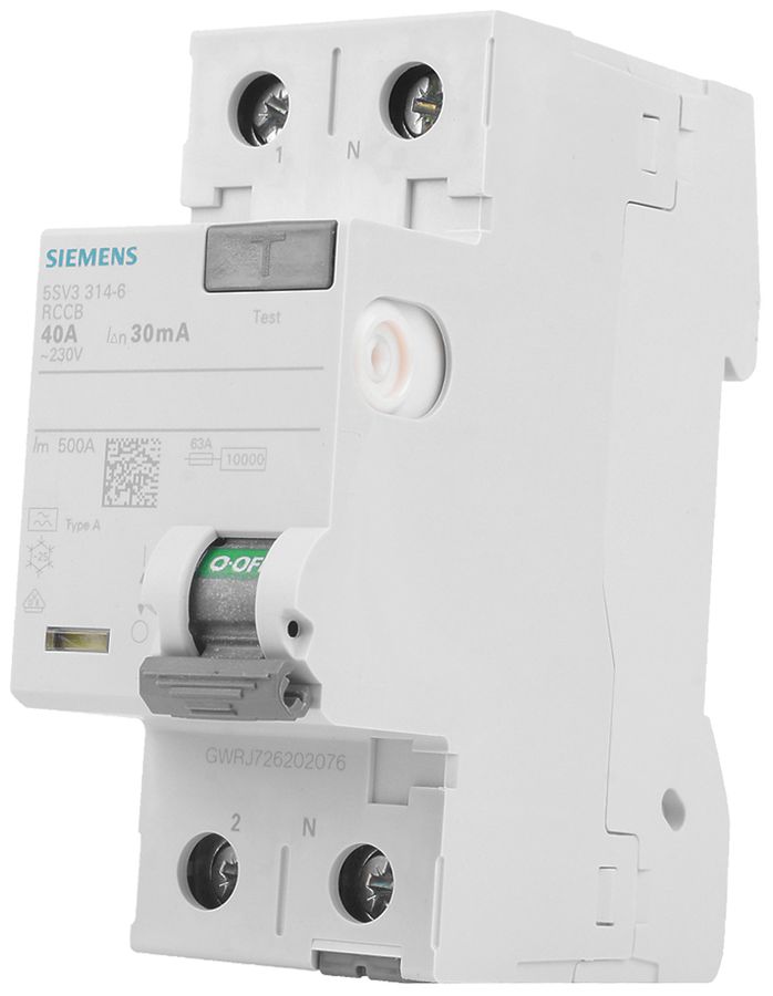 FI-Schutzschalter Siemens SENTRON 1LN 30mA/40A TypA