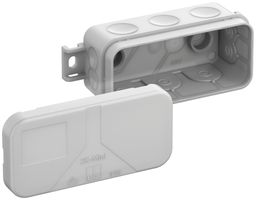 AP-Abzweigdose 2K-Mini AB-L 89×43×38mm, IP55, grau