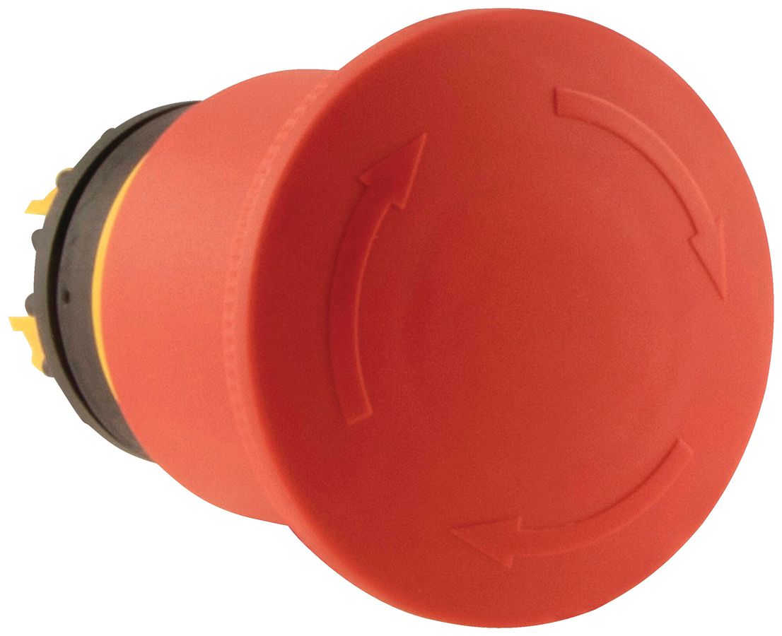Pulsante a fungo Eaton M22-PVT45P rosso Ø45mm alto IP67/IP69K
