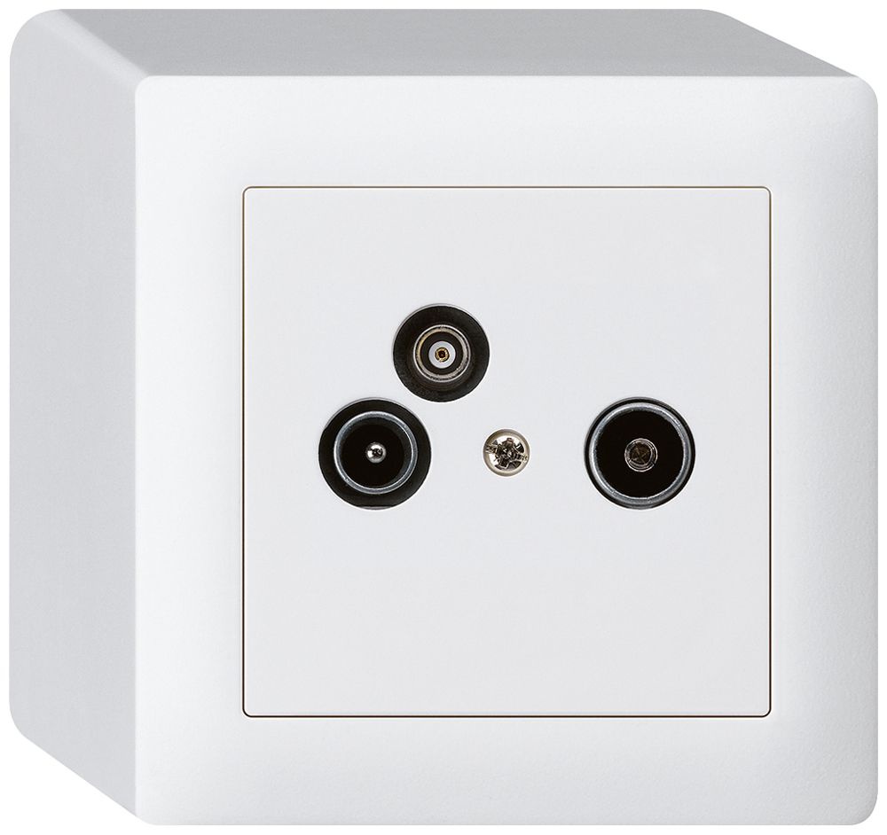 AP-Antennendose R/TV-Daten kallysto 19dB weiss