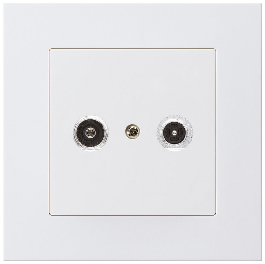 UP-Antennendose kallysto.pro R/TV 4dB 2GHz weiss