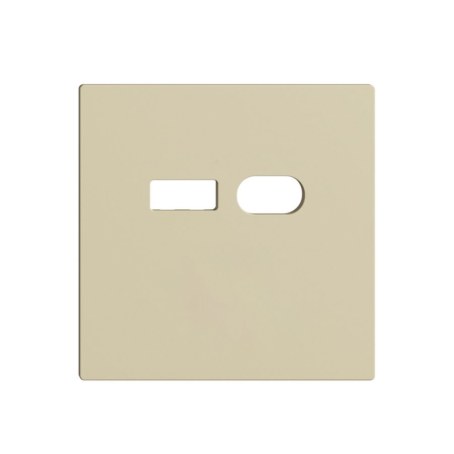 Montageset Feller EDIZIOdue für Steckdose USB 18W Typ A + Typ C vanille