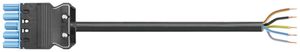 Anschlussleitung Wieland GST18i5 5×1.5mm² 250V+n.SELV 16A 1m blau Buchse, Cca