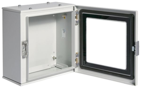 Coffret mural Hager Orion.Plus a.porte 300×300×160mm gr