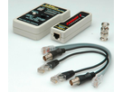 Kabeltester Multi-Network HOBBES für RJ45 geschirmt mit BNC-Adapt.