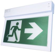 LED-Rettungszeichenleuchte A31P 3.6W Zentralbatterie Deckenmontage 4 Piktogr.