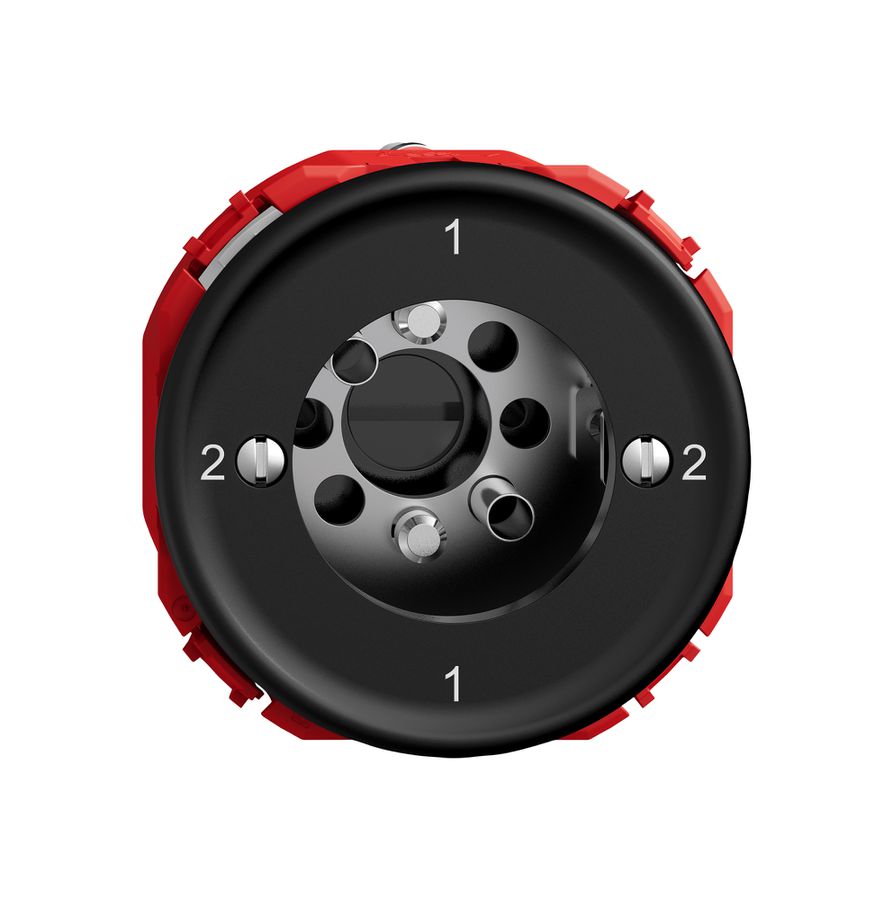 Interrupteur rotatif STANDARDdue SNAPFIX® inverseur 3/2L s.cylindre no