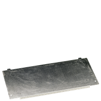 Plaque de recouvrement avec fentes d'aération