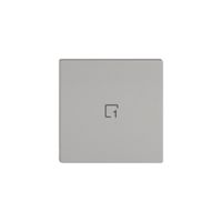 Poussoir 1/1 EDIZIO.liv Wiser avec SNAPFIX® avec symbole scène 1 grc