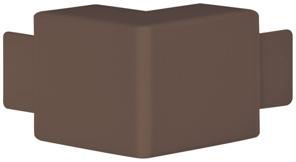 Angle extérieur Hager tehalit.LF 45×30mm brun IP30