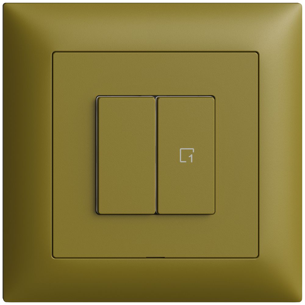 Comando per interruttore INC 1c scena/2t Edue Wiser olive