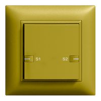 Poussoir ENC ZEP scène 1c/1t station cen-sec.a.LED EDIZIOdue olive