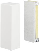 Piastra terminale tehalit FWK 3E E30 50×210mm, bianco traffico