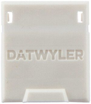 Clapet antipoussière Dätwyler pour KST PLUS Cat.6A Keystone, blanc