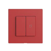 Abdeckset zu Druckschalter 1K Szene/2T Edue Wiser berry