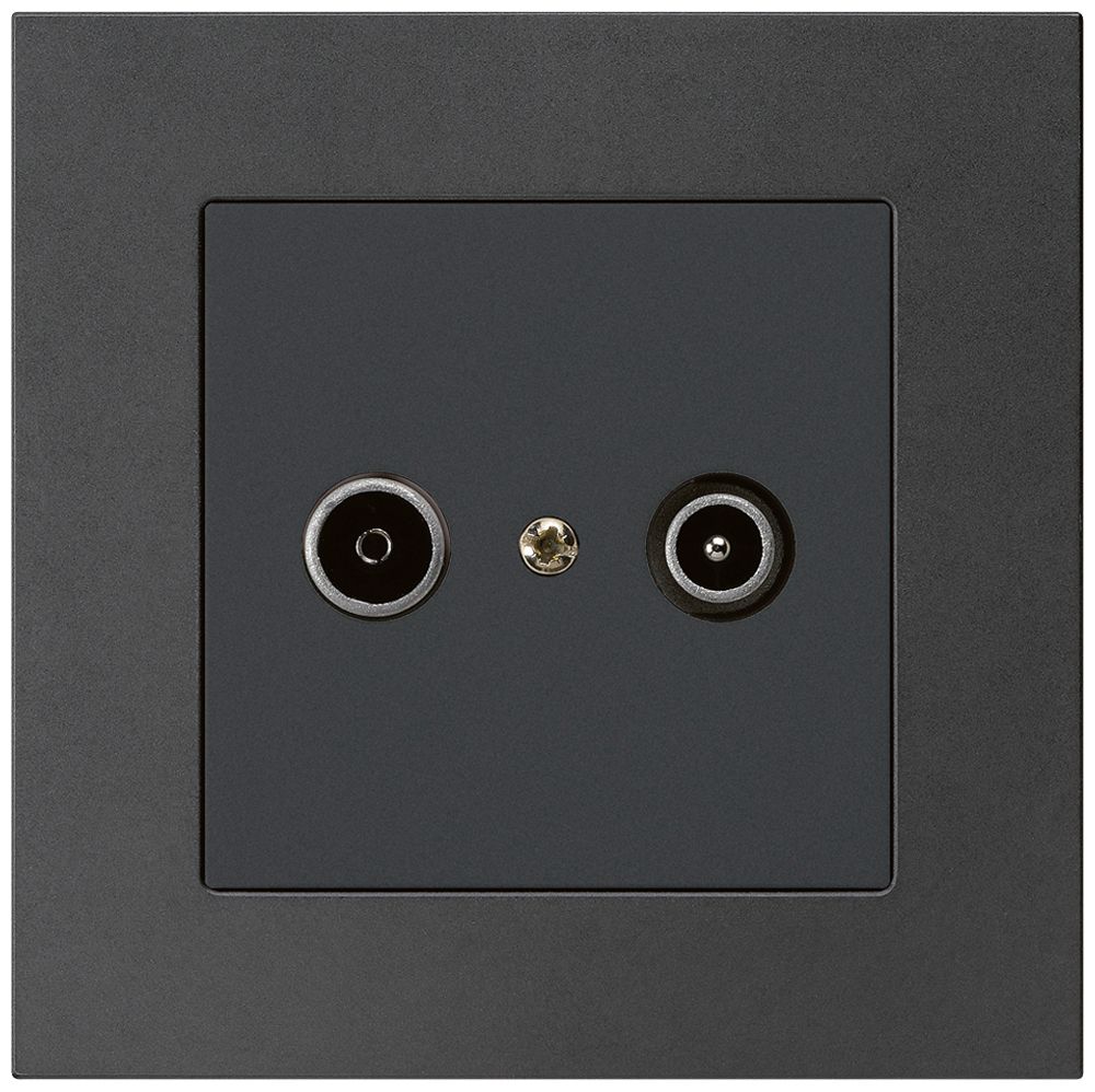 Prise de passage ENC kallysto.pro R/TV 19dB noir