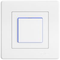 UP-Leuchtdruckschalter EDIZIO.liv SNAPFIX® 3/1L Seitenlinse KS blau ws