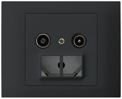 EB-Antennendose TV-R HMS kallysto 19dB schwarz