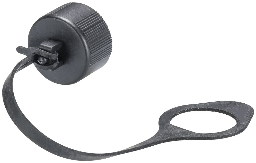 Capuchon de fermeture RST16i3/2, pour fiche, noir