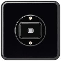 UP-Leuchtdrucktaster basico W/1L schwarz