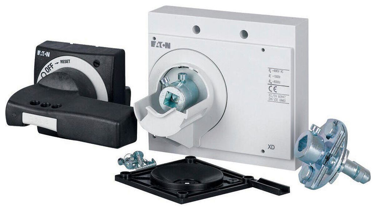 Manopola rotativa Eaton NZM3-XTVD bloccabile IP66 230×120×100mm nero