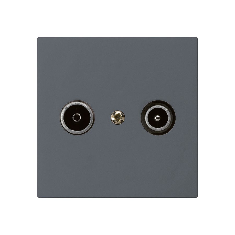 Prise de passage ENC kallysto R/TV 19dB anthracite