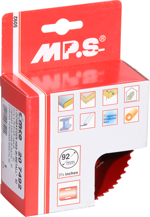 Scie-cloche HSS 92mm