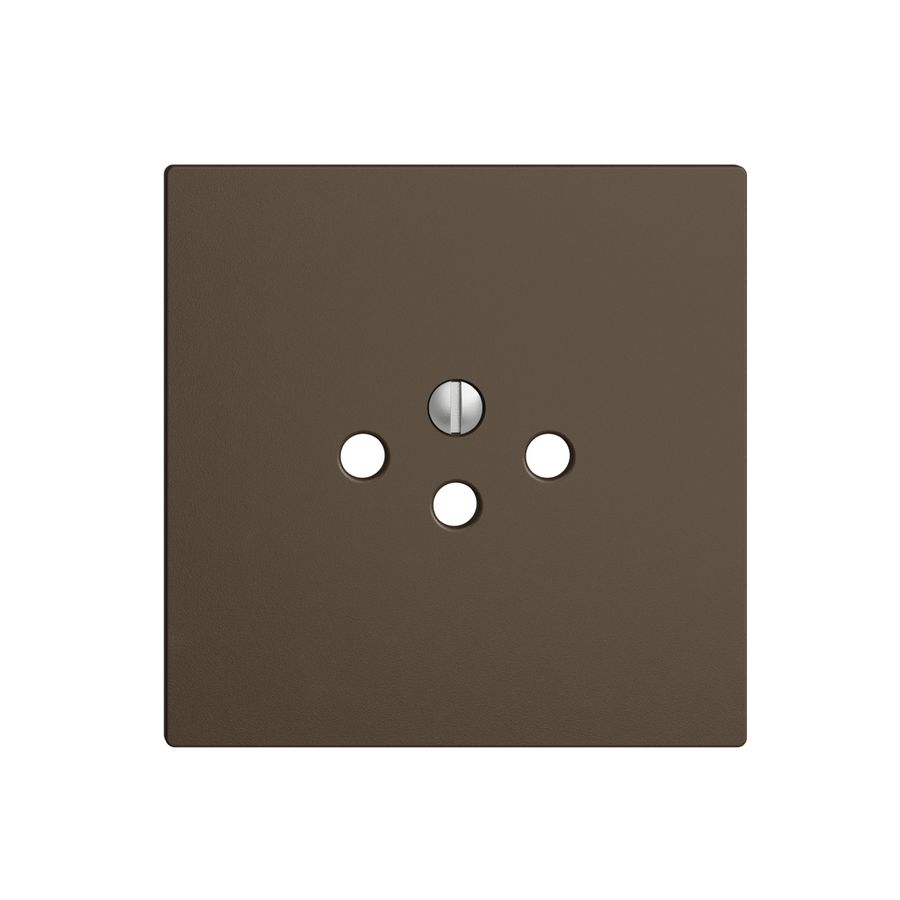 Frontplatte EDIZIOdue T12A coffee horizontal-flach