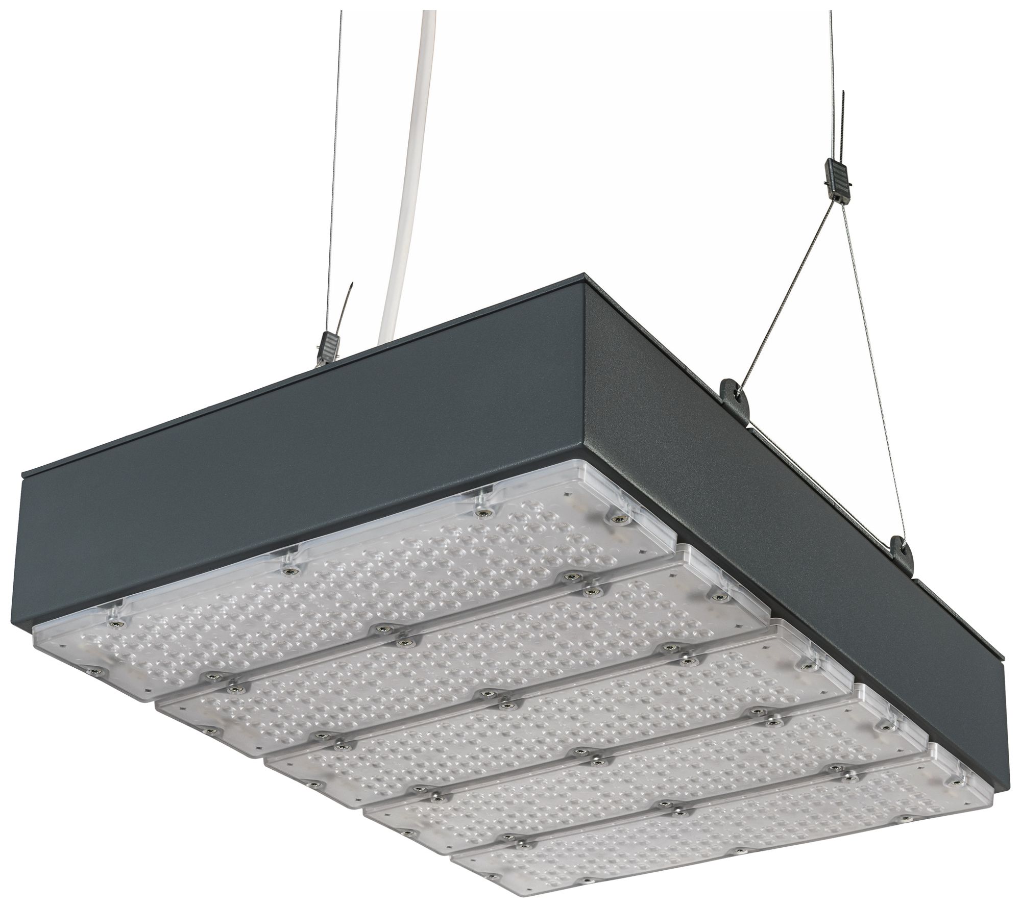 LED-Hallenstrahler Sylvania KubiXx WIDE 140W 24400lm 840 IP65 DIM 412×460