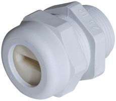 Pressacavo Plica FLAKA, M25 cavo 7×18mm arrotondati 11mm PA IP68 grigio chiaro