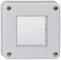 Oberteil robusto grau mit Membrane für Druckschalter & -taster