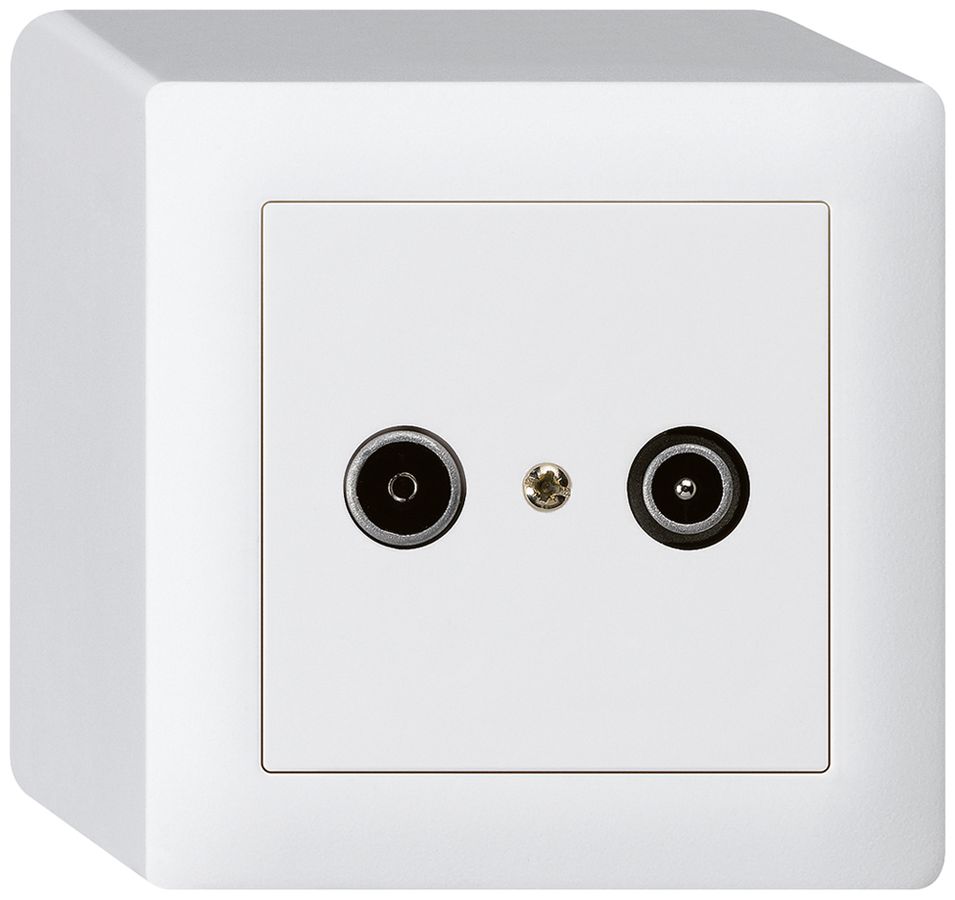 Prise antenne AP kallysto R/TV 10.5dB 2GHz blanc