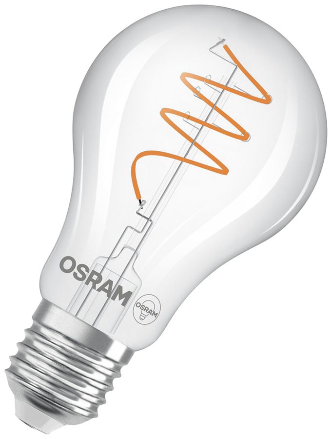 LED-Lampe Osram Vintage 1906 E27 3.4W 470lm 827 Ø60×110mm Typ A klar