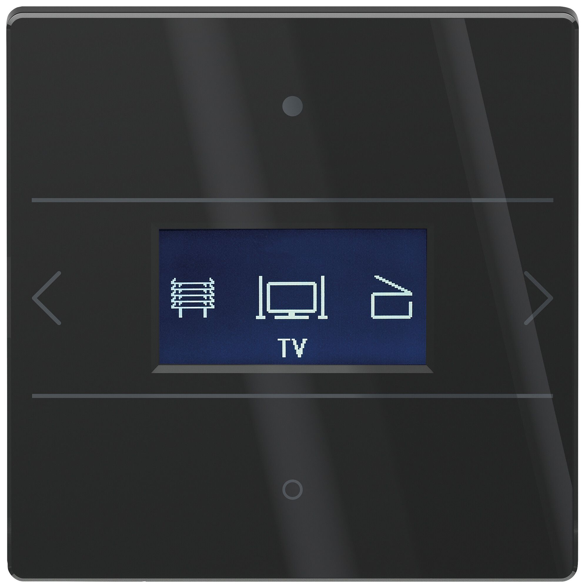 Bediengerät Theben LUXORliving iON8 G Mit Raumthermostat schwarz