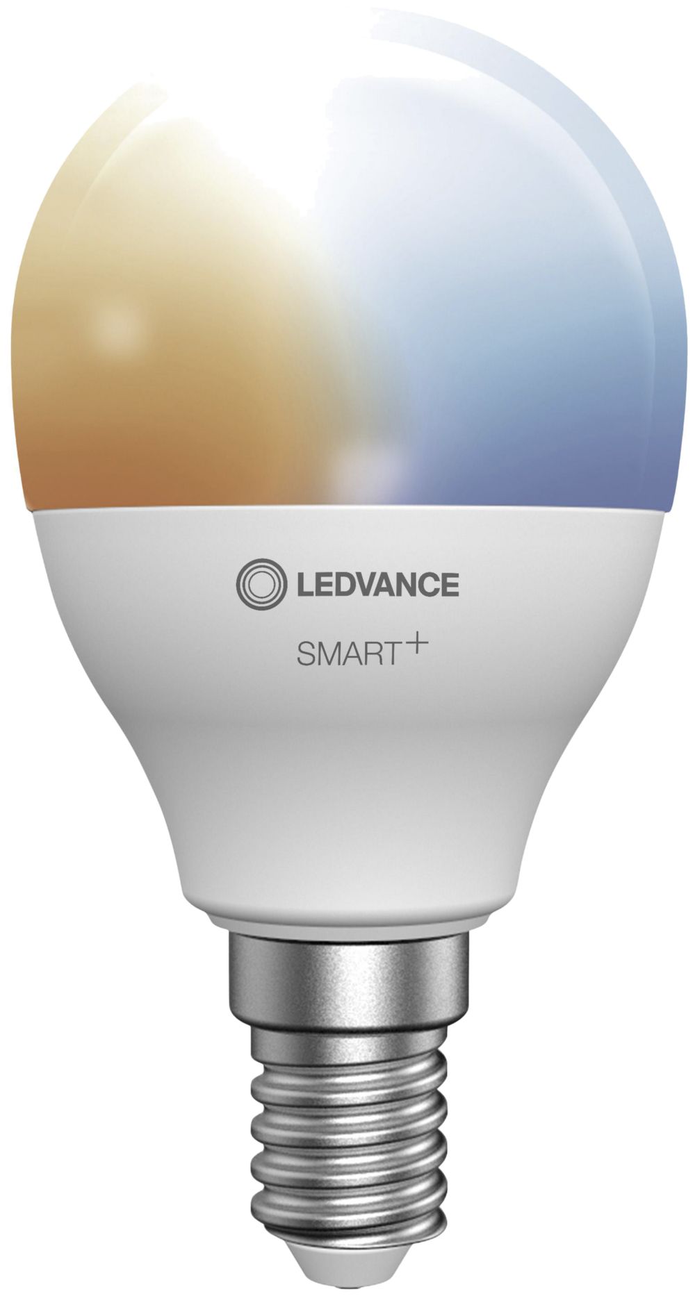 Lampada LED SMART+ ZigBee P40 40 E14, 5W, 2700…6500K, 470lm, 180°, opale
