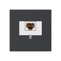 Einsatz zu Anschlussdose kallysto 1×RJ45u schwarz