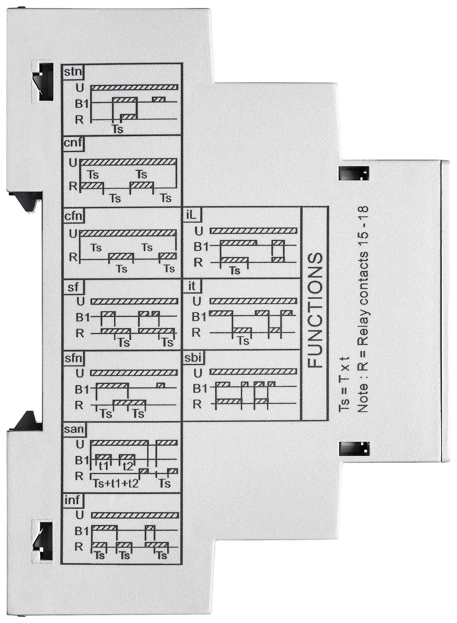 REG-Zeitrelais ELBRO tako MF 200 0.1s…100h 12…230V 0.01A