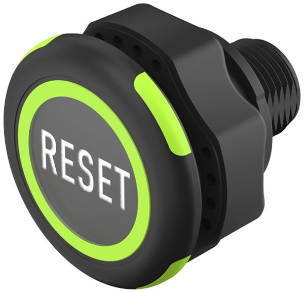 Poussoir capacitif EAO 84 1NO 8.4…32V Ø22.5mm LED vert/rouge RESET