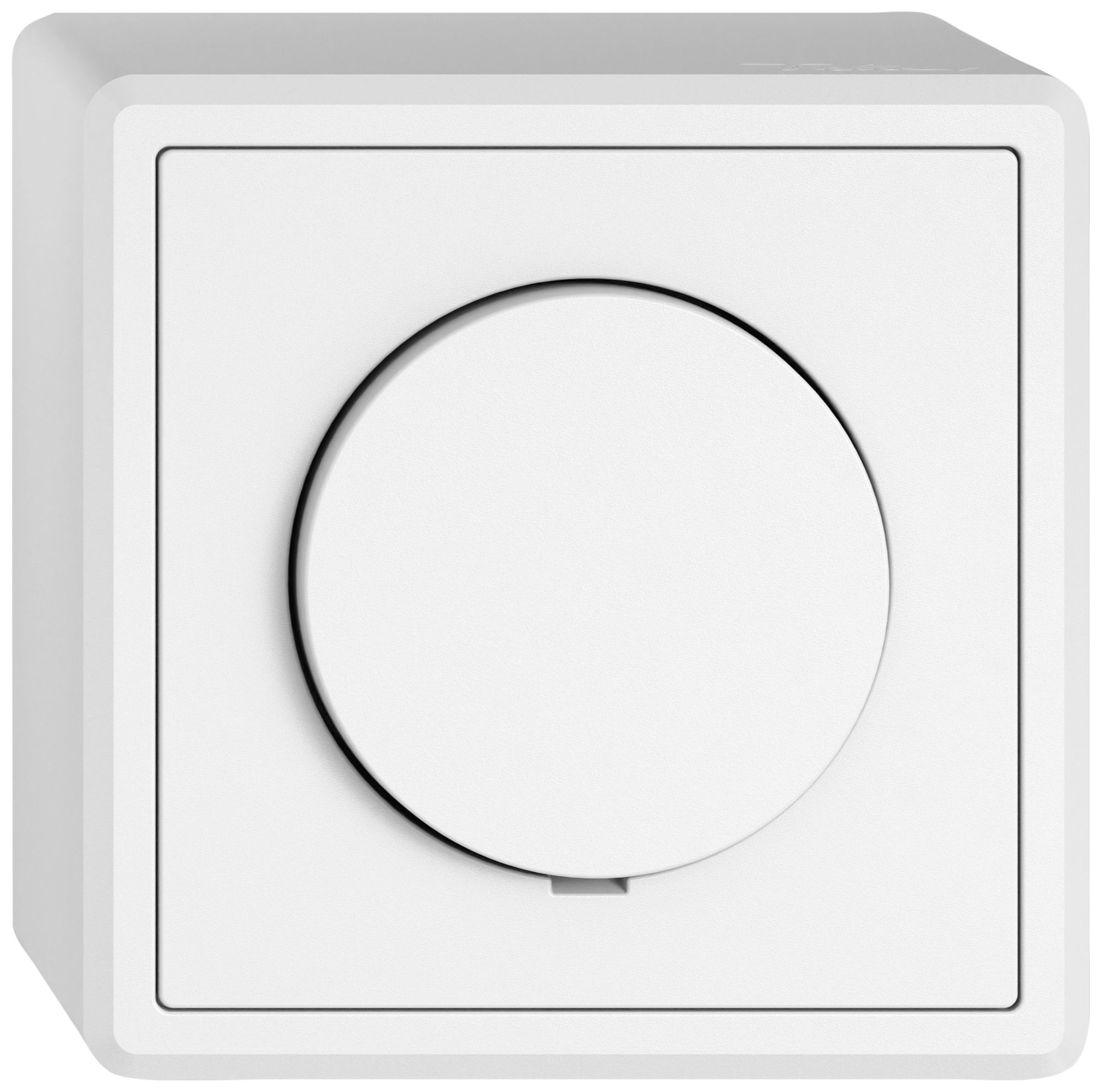 AP-Dimmer EDIZIO.liv SNAPFIX® Phasenanschnitt 40…600W/40…600VA ws