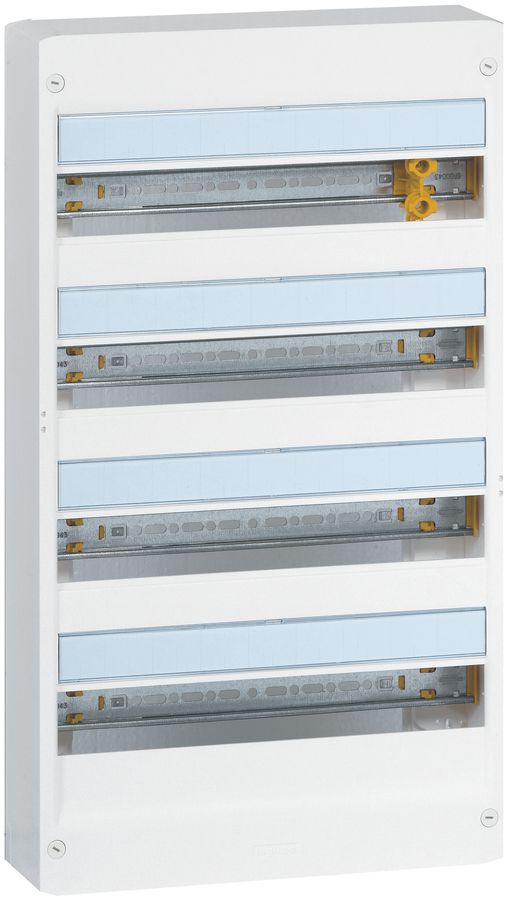 AP-Kleinverteiler Legrand 4-reihig weiss