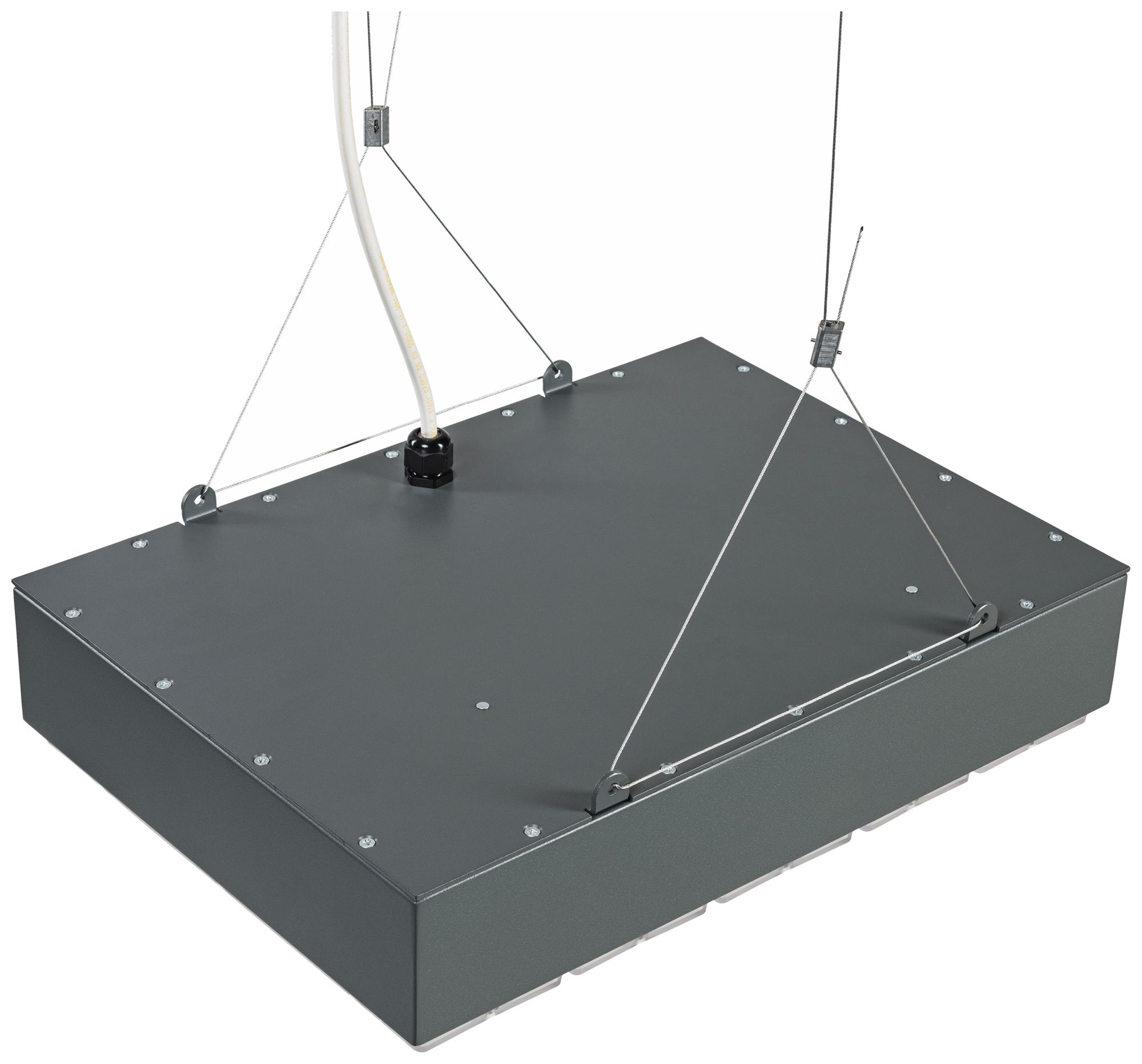 LED-Hallenstrahler Sylvania KubiXx WIDE 140W 24400lm 840 IP65 DIM 412×460